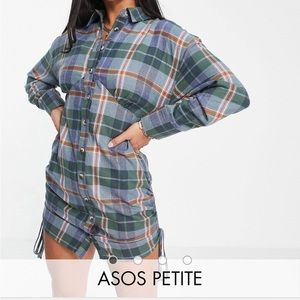 Nwt asos flannel dress